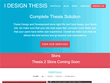 Tablet Screenshot of idesignthesis.com